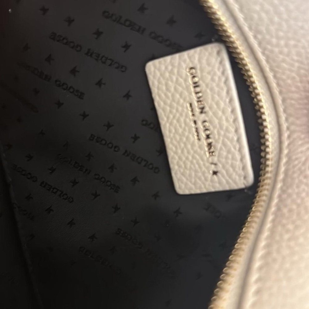 Cream and pink golden goose purse - Picture 5 of 5